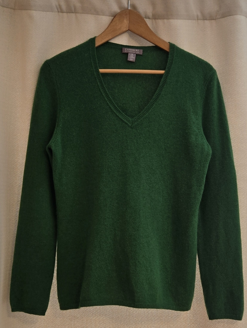 Cashmere Green Sweater 2 Ply Great Condition - Picture 5 of 10
